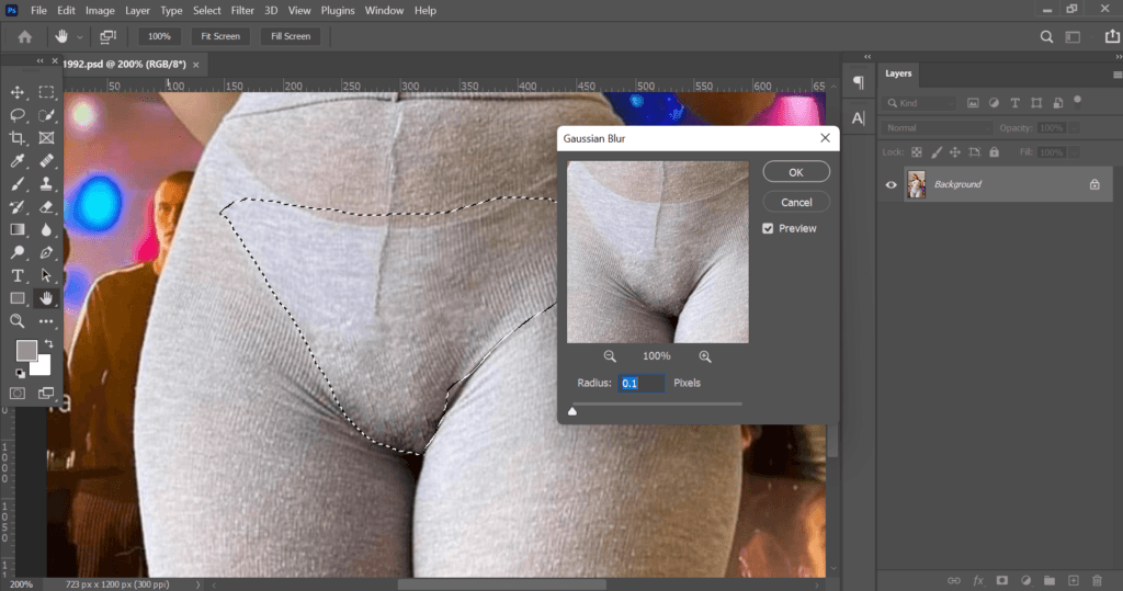 How to Fix a Camel Toe in Photoshop