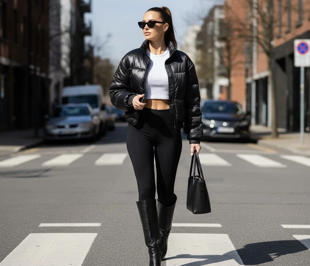 how to style yoga pants