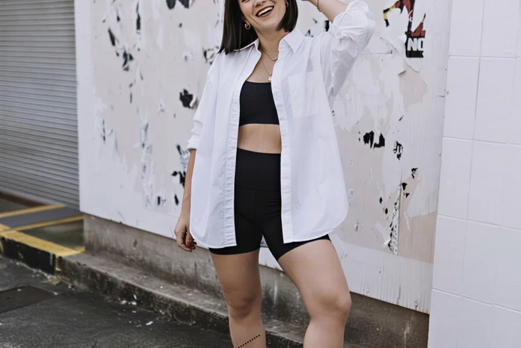 how to look chic in activewear