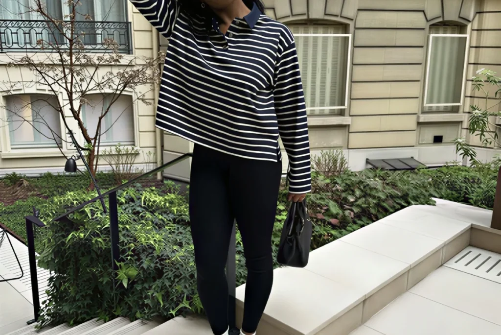 how to style leggings casually