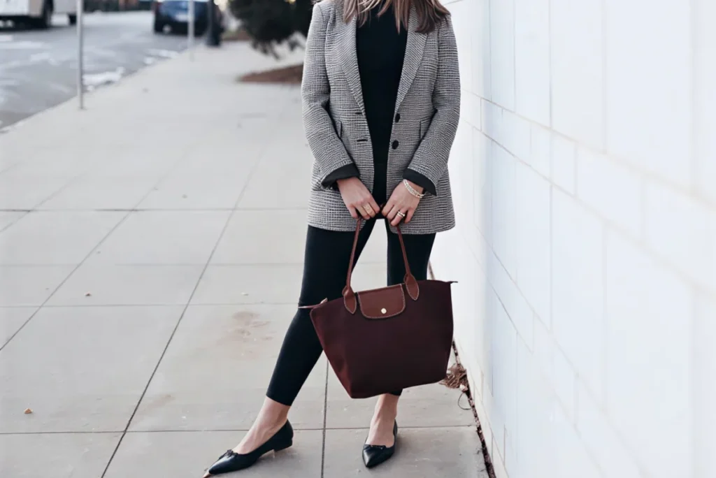 how to style leggings casually