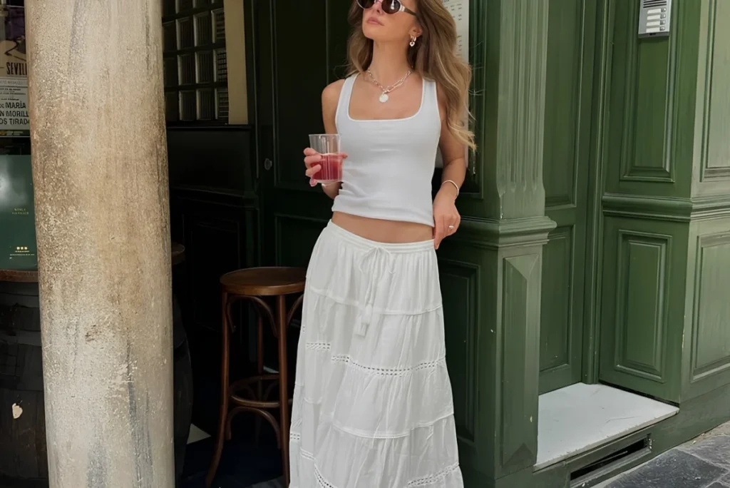 stylish outfits for hot weather that still look cool