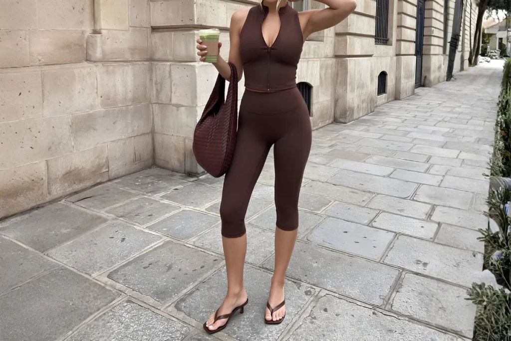 how to style matching workout sets